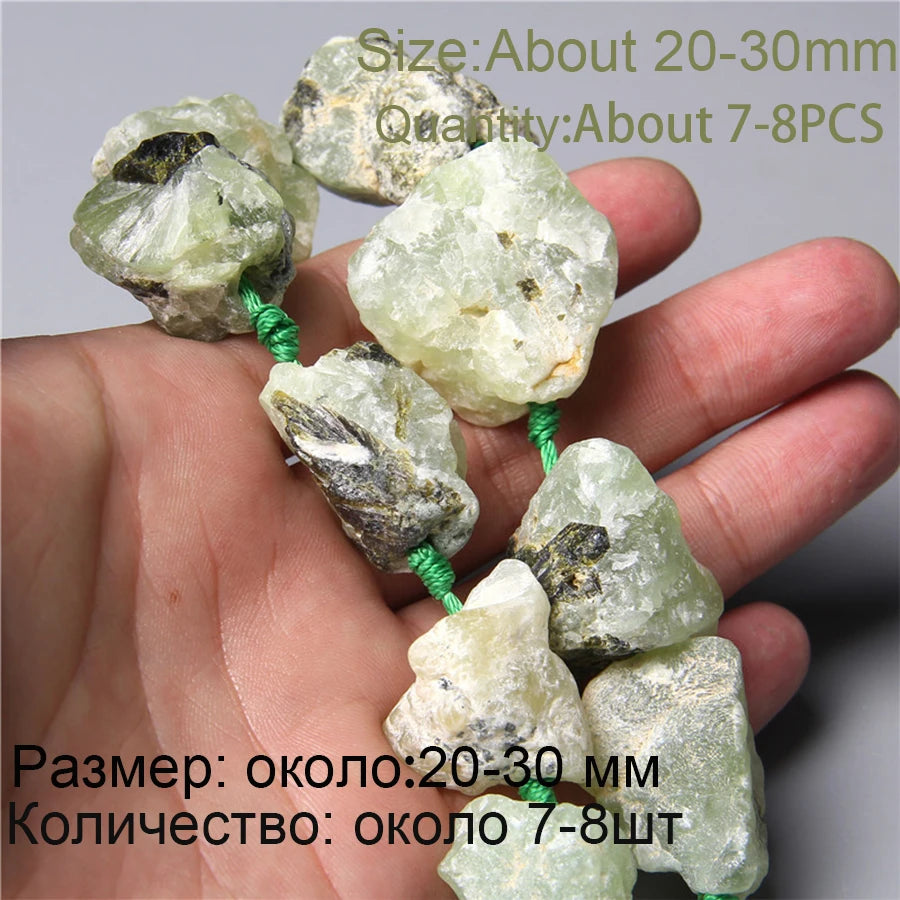 7.5" Natural Irregular Rough Stone Beads Raw Rock Lapis Quartzs Nuggets For Jewelry Making DIY Earrings Bracelet Supply 7-30mm