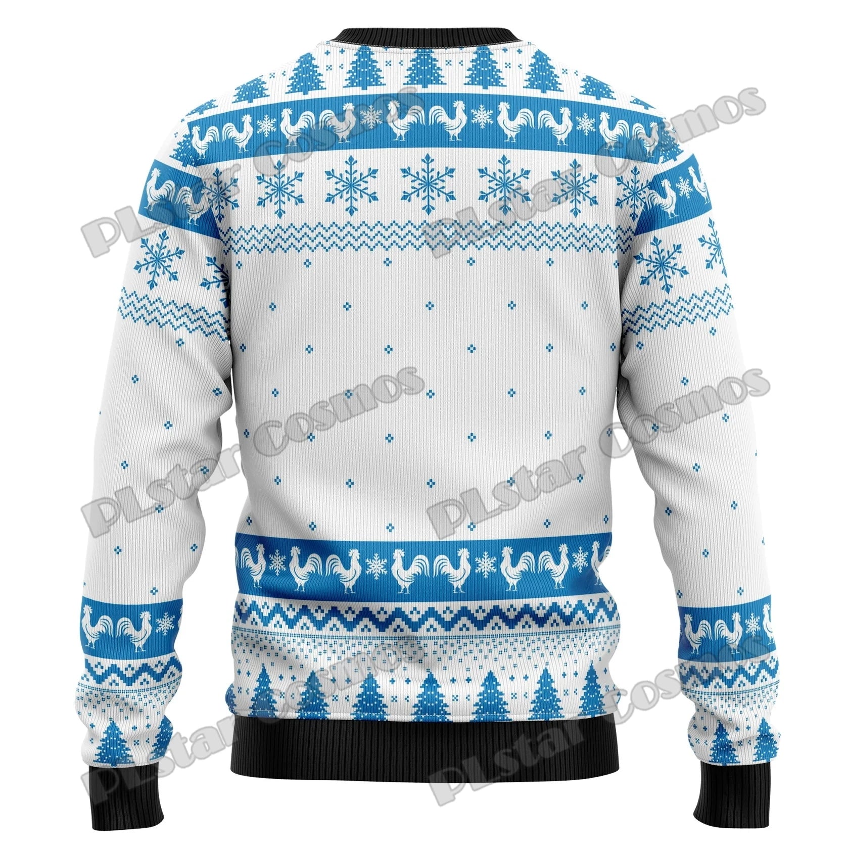 Chicken Life Christmas Graphic 3D Printed Fashion Men's Ugly Christmas Sweater Winter Unisex Casual Knit Pullover Sweater MYY14