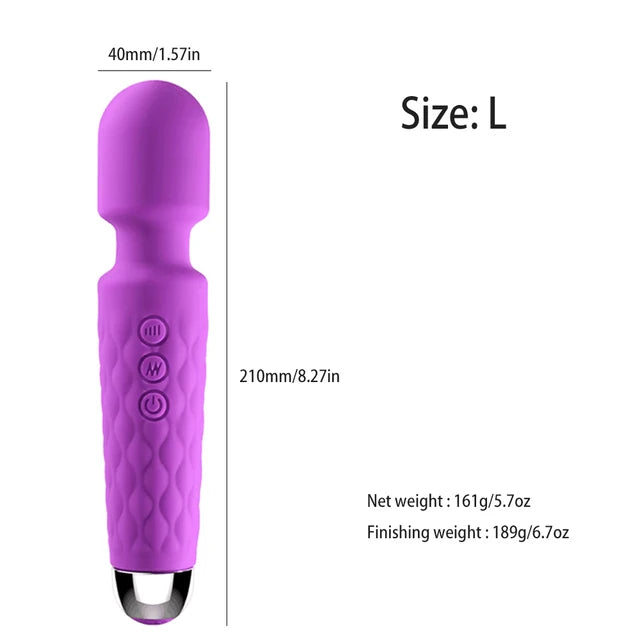 Wireless Dildos AV Vibrator Magic Wand for Women Clitoris Stimulator G Spot Massager Vibrator Female Masturbator Adult Sex Toys - Madeinsea©