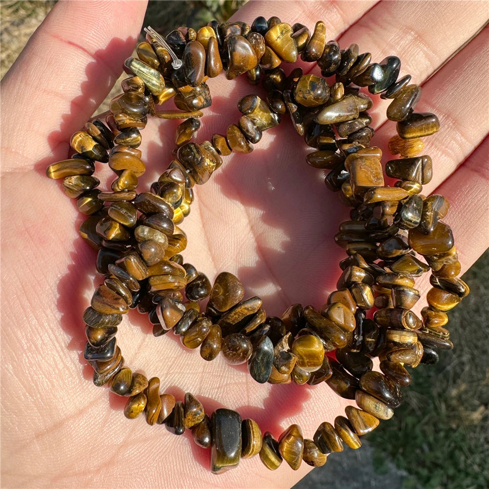 5-8MM Irregular Labradorite Chips Bead Amethysts Malachite Aquamarine Citrine Gravel Stone Beads For Jewelry Making Accessories