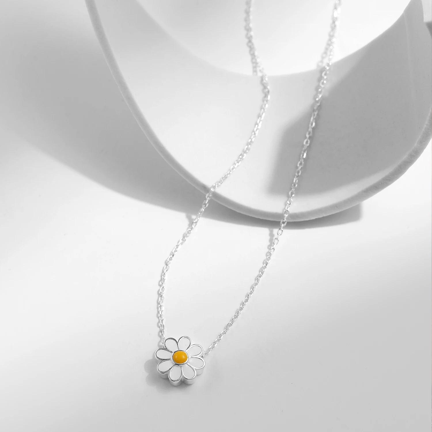 Gänseblümchen-MODIAN-Halskette aus 925er-Sterlingsilber für Damen