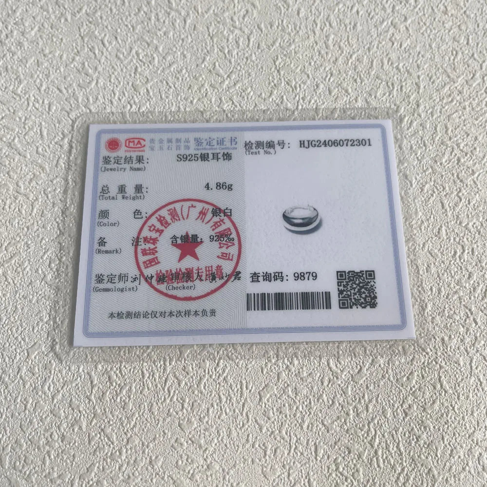 925 Sterling Silver Vintage Gold Round Earrings For Women Trendy Earring Jewelry Prevent Allergy Party Accessories Gift