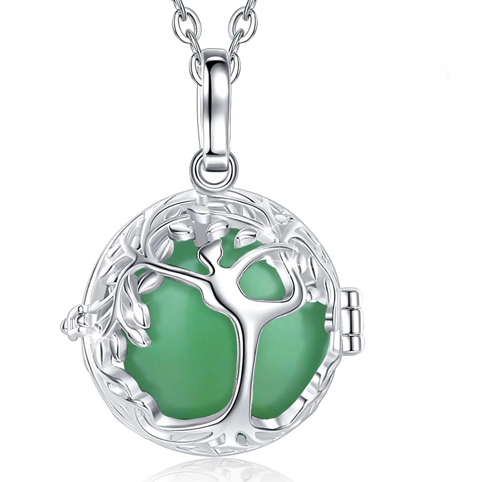 Collier cage Eudora Arbre de Vie en obsidienne, pierre de cristal de guérison énergétique, pendentif en améthyste et lapis-lazuli, bijou spirituel, cadeau de méditation