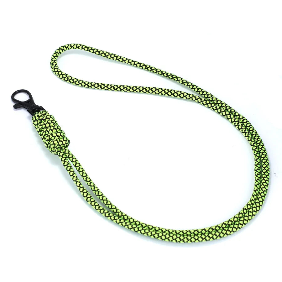 Handmade Paracord Keychain Mobile Phone Student Card Lanyard Mountaineering Survival Key Ring Elderly Anti Slip Hanging Rope