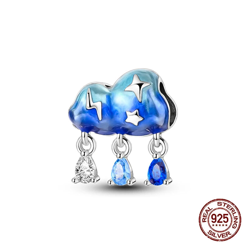 100% 925 Sterling Silver Perfume Bottle Clock Daily Life Charms Beads Fit 3mm 925 Original Bracelets Fine DIY Jewelry Gift