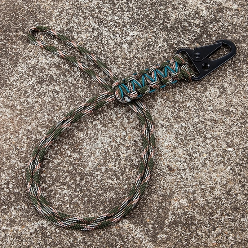 Outdoor Rock Climbing Eagle Beak Snap Clip Hanging Neck Jawbone Knot Lanyard For iPhone Camera Holder ID Pass Card Badge Holder