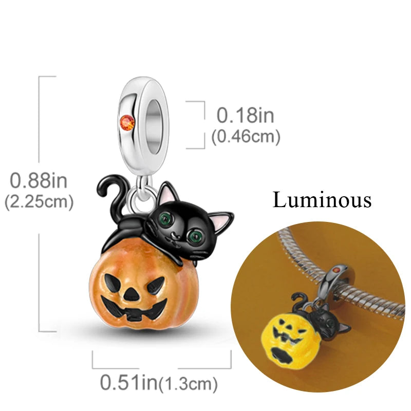 2024 neue 925 Sterling Silber Charms Glühwürmchen Sterne Glühende Leuchtende Charme Perlen für Original Anhänger Armbänder DIY Schmuck Geschenk