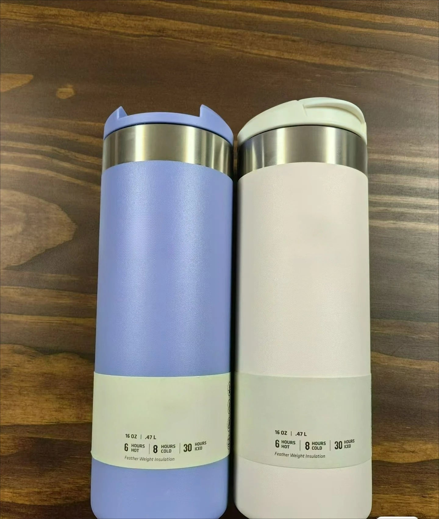 16 Oz Stainless Steel Vacuum Bottle Hot and Ice Cup Water Thermos Travel Mug Portable Car Cup New Arrivals Water Bottle