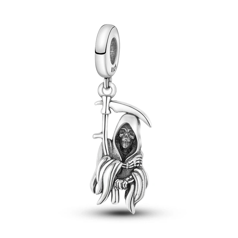 New 925 Sterling Silver Charms Beads Snowman Christmas Halloween Charm Pendent Fit Original Charm Bracelet Women Jewelry Gift - Madeinsea©