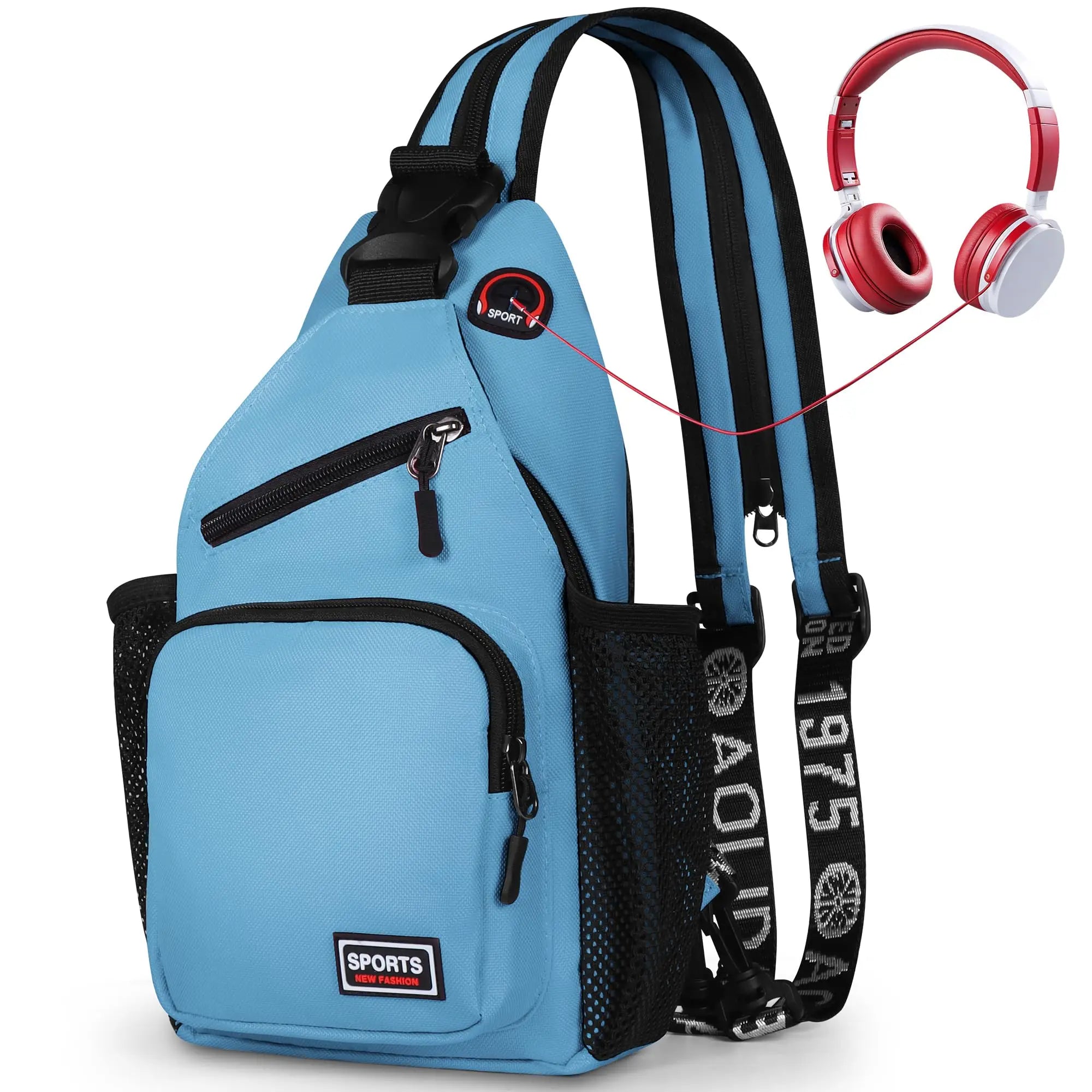 Geestock Convertible Backpack 2 in1 Small Sling Backpack for Women Crossbody Daily Bag Waterproof Chest Bag for Travel Hiking