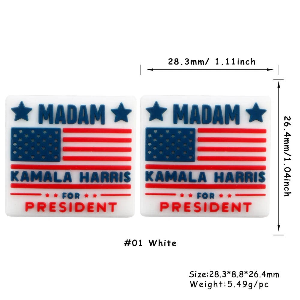 Lot de 5 ou 10 perles en silicone stéréoscopiques en forme de pingouin et de singe pour la fabrication de porte-clés et de bracelets faits à la main