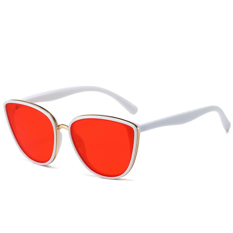 New Classic Cat Eye Women Sunglasses Vintage Luxury Brand Design Anti-glare Sun Glasses Female Fashion Driving Travelling Shades