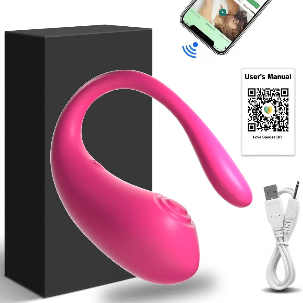 Wireless Bluetooth G Spot Dildo Vibrator for Women APP Remote Control Wear Vibrating Egg Clit Female Vibrating Panties Sex Toys
