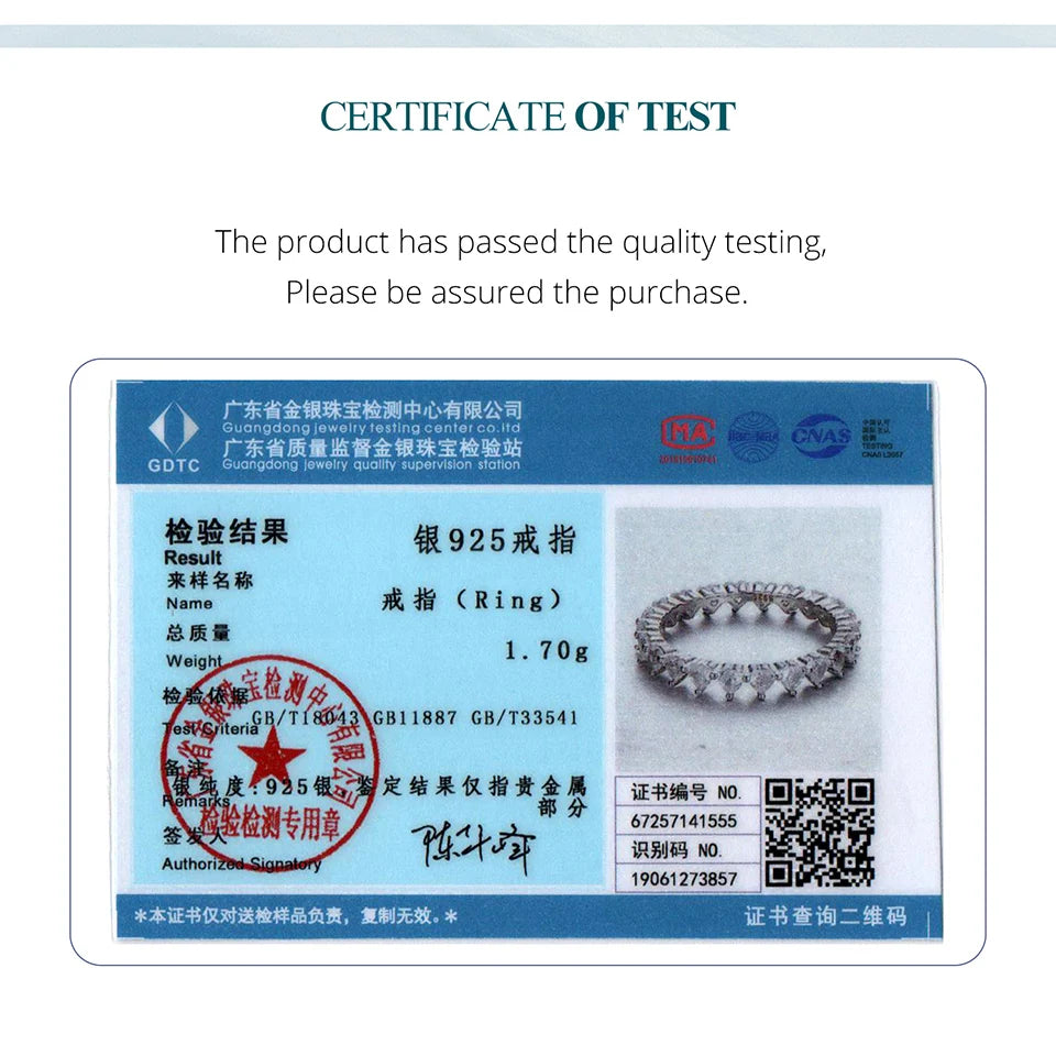 BAMOER 925 Sterling Silber Stapelbarer Herzring mit funkelndem Zirkonia-Band Fingerring für Damen Verlobungs- und Liebesgeschenk