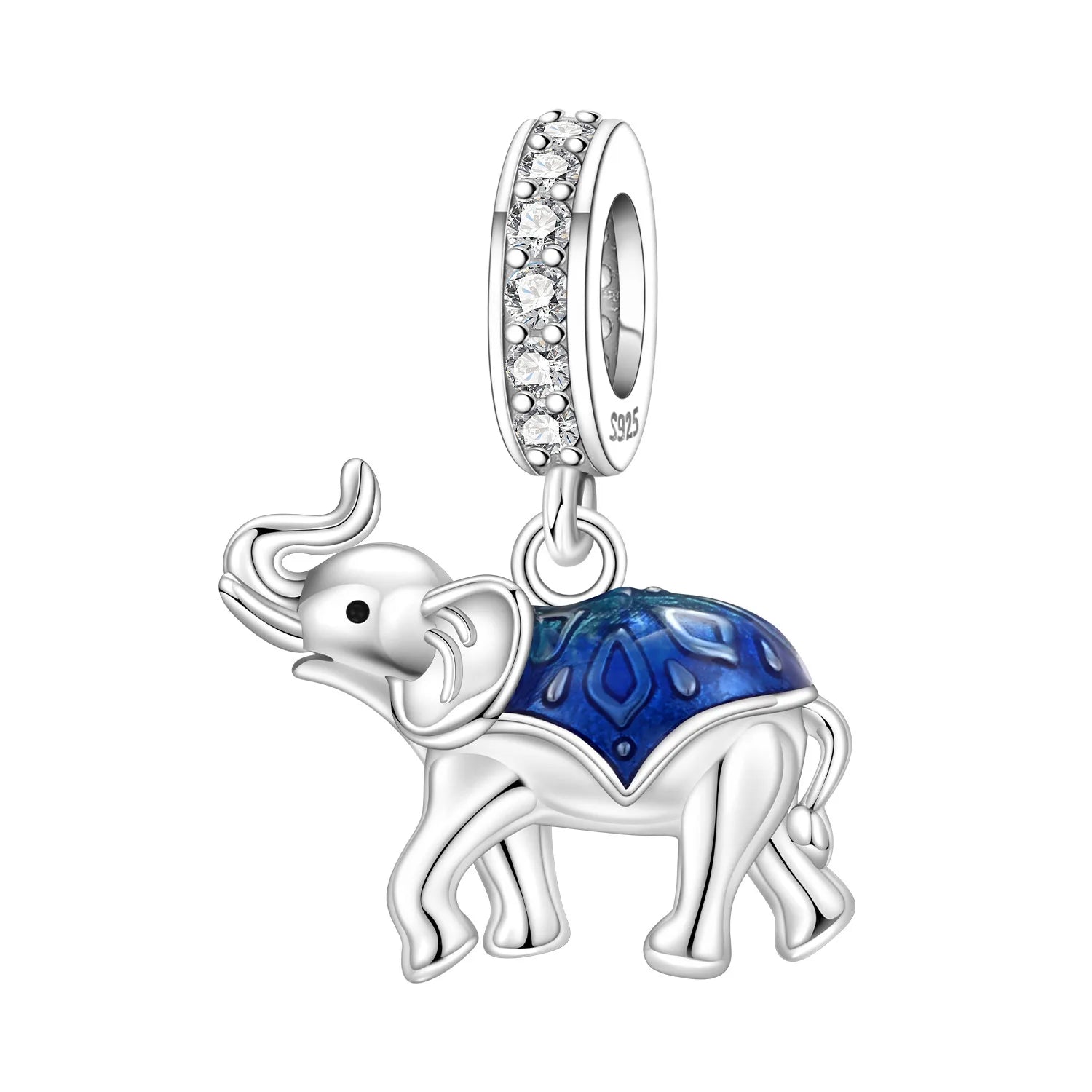 PANPOKI 925 Sterling Silver Sleeping Panda Animal Beads Original Pendants Bracelet Charm Jewelry Party DIY Trendy Gifts