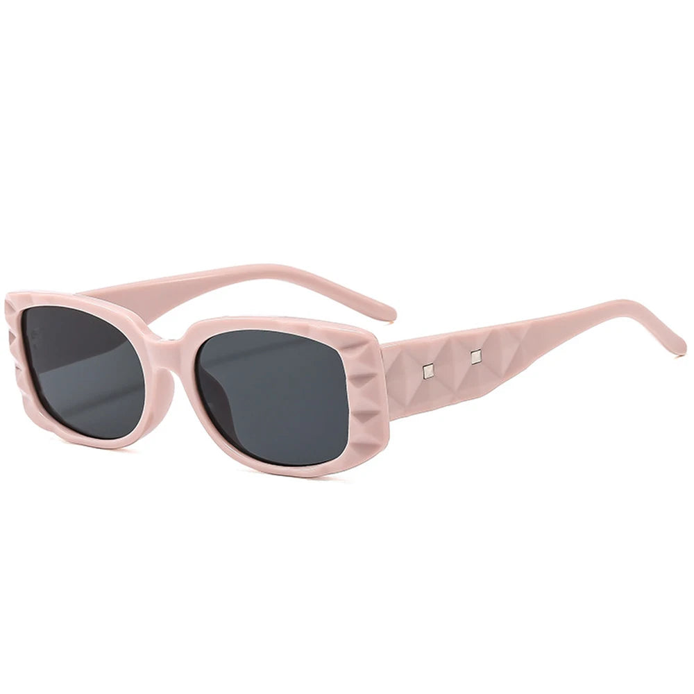 2025 luxus Marke Design Fashion Square Frauen Sonnenbrille Retro Gradienten Objektiv Männer Punk Sommer Outdoor Reise Sonnenbrille UV400