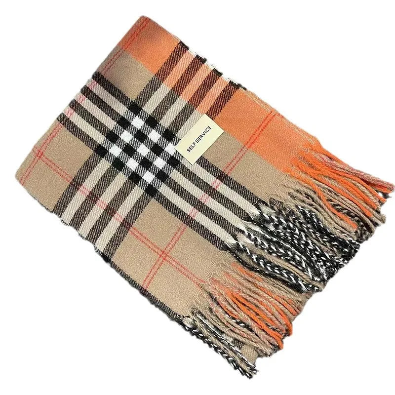 Unisex Commute Winter Scarf Warm Soft Thermal Neck Wrap for Men Women Daily Wear Cold-Resistant Scarf Decorate The Gift