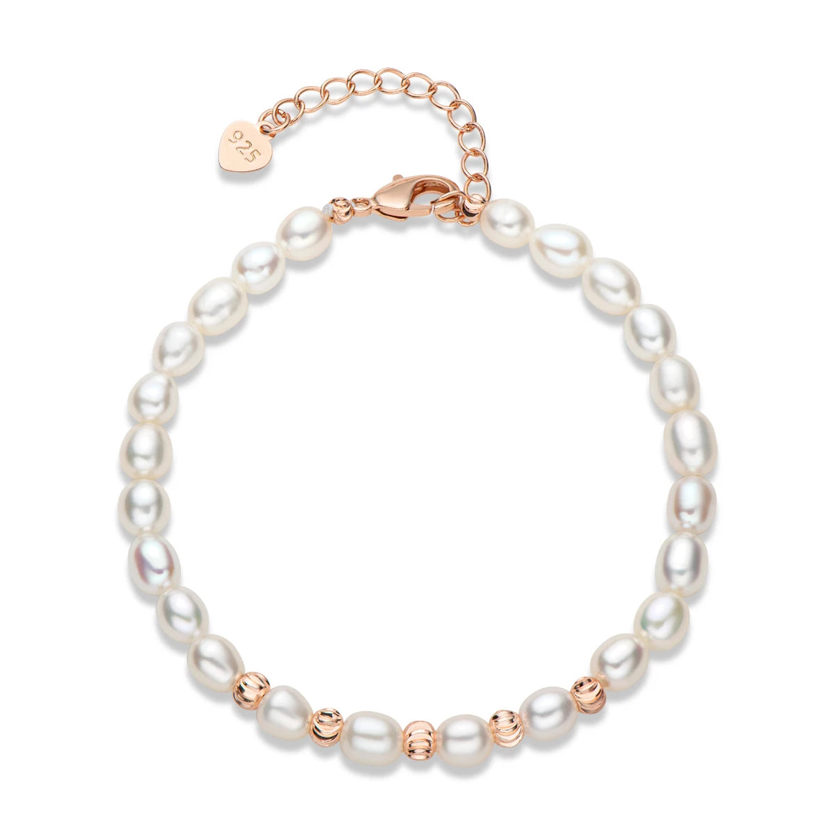 14K Gold Plated  Real Natural Freshwater Pearl Fashion Bracelet Ladies Elegant Bracelet Jewelry Girlfriend Birthday Wedding Gift