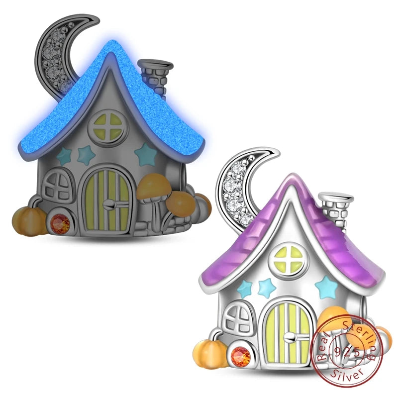 Halloween 925 Sterling Silver Design Charms Beads Pendants Suitable for Original Bracelet DIY Exquisite Making Jewelry