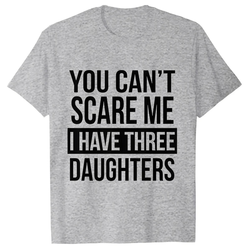 T-shirts for Men Funny Print Tshirt Dad Daddy Daughters Oversized Clothes Short Sleeve Tees Children Cute Joke Men Tshirt Tops