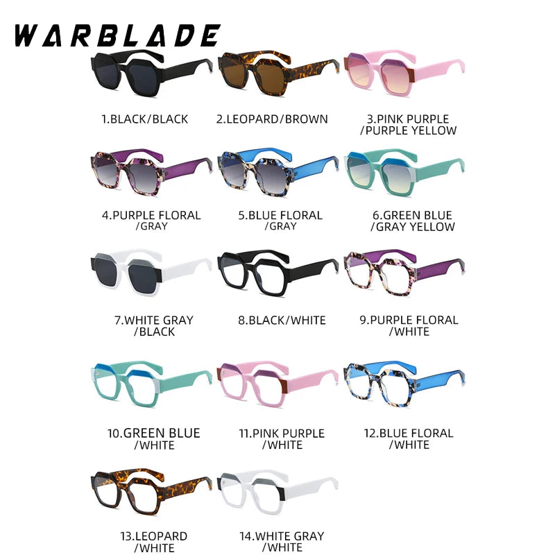 Oversized Square Sunglasses Women Personality Simple 2025 Polygon Eyewear Women Fashion Retro Glasses Women Gafas De Sol Mujer