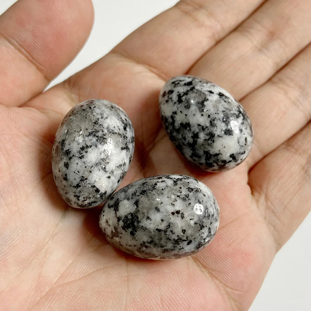 20x30mm Natural Egg Shape Stone Ornament Opal Quartzs Power Minerals Polished Reiki Fish Tank Home Decoration Jewelry Gifts