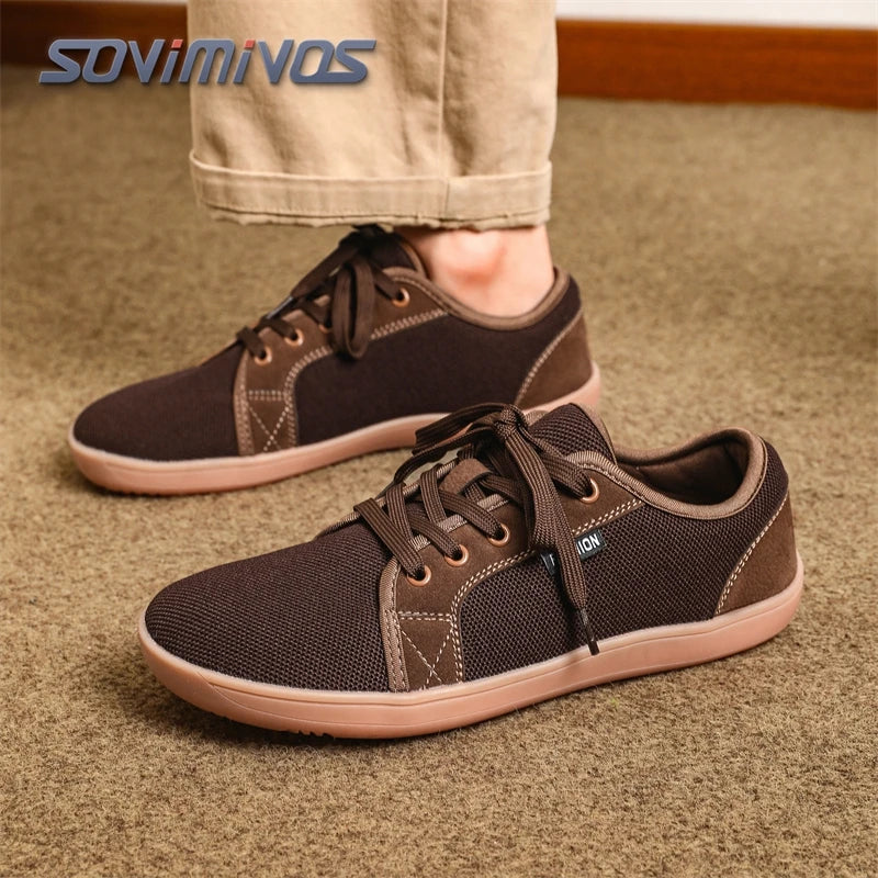 New Minimalist Shoes for Men Wide Toe Barefoot Casual Sneakers Lightweigh Outdoor Running Zero Drop Male Sneaker Tenis Masculino
