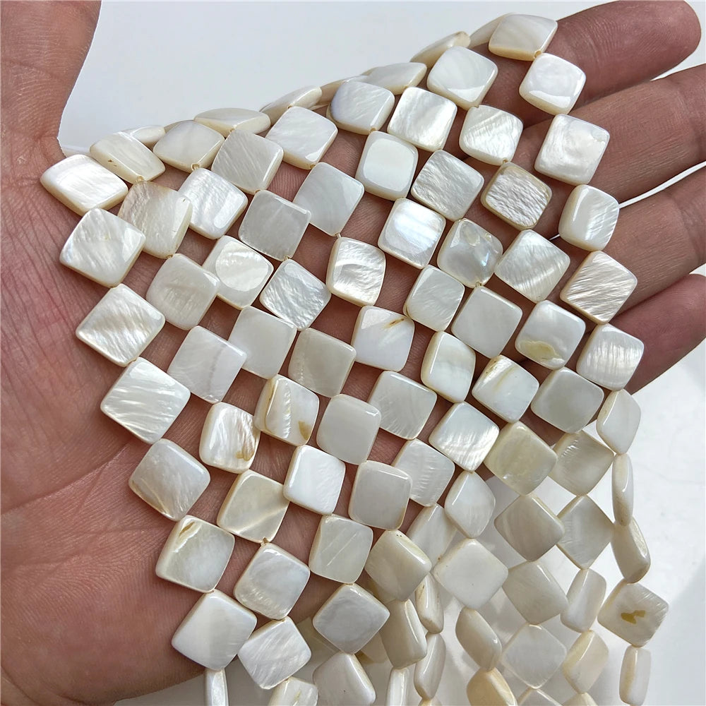 100% Natural Shell Beads White Mother Of Pearl Heart Oval Star Butterfly Irregular Shape Charms Bead For Jewelry Making DIY 15"
