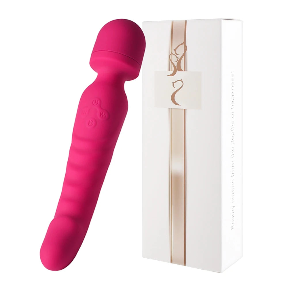 Powerful AV Magic Wand Dildo Vibrator for Women Clitoris Stimulator Erotic Toys G Spot Vagina Massager Adult Sex Toys for Female - Madeinsea©