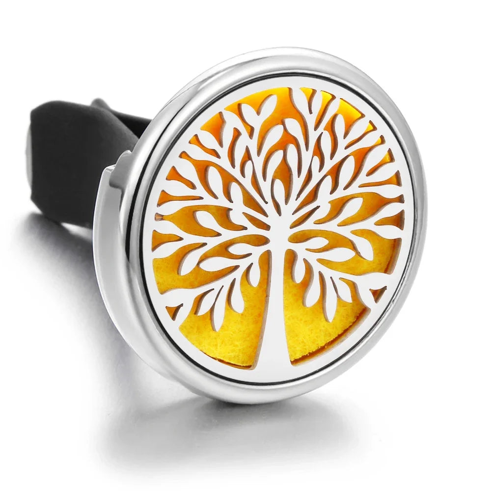 10PCS/LOT Wholesale Car Perfume Diffuser Car Clips Pendants Lockets Perfume Essential Oil Diffuser Aromatherapy Pendant Necklace