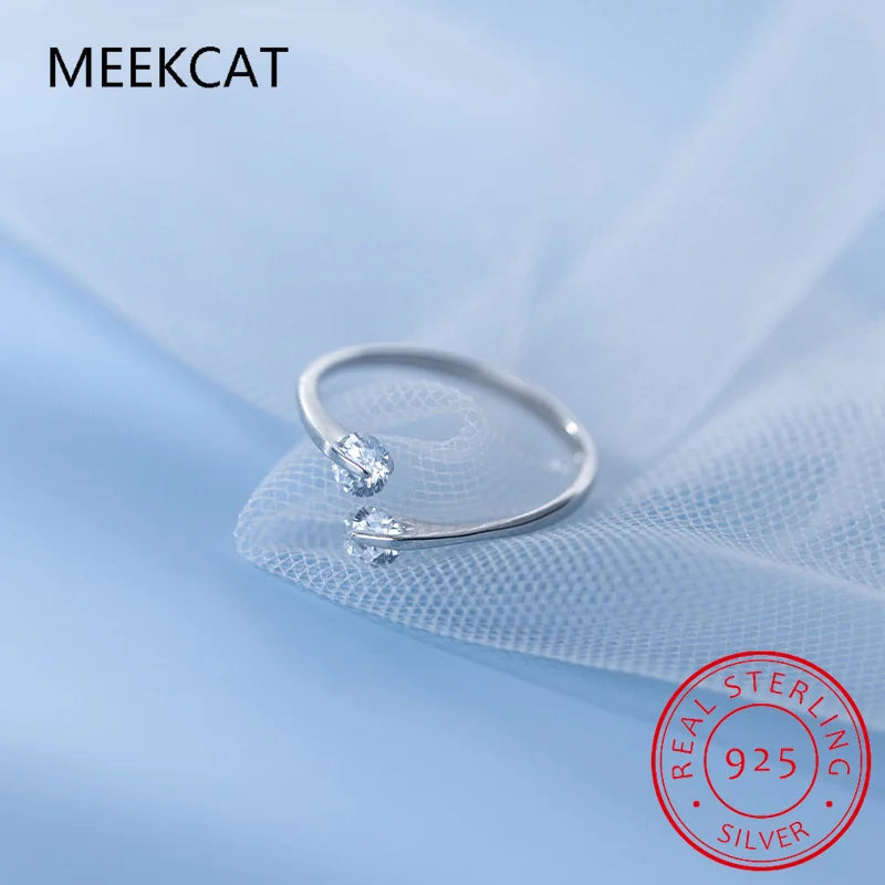 Real Brilliant Moissanite Ring Original 925 Sterling Silver Engagement Wedding Rings for Women Luxury Quality Jewelry
