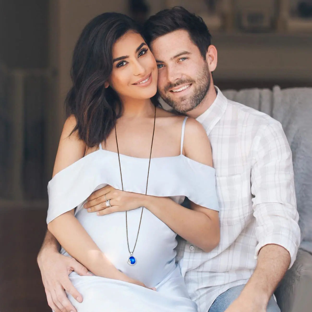 Eudora Collier Bola de Grossesse Necklace Moon Angel Caller Musical Bell Pendant llamador de ángeles Jewelry for Maternity Gift