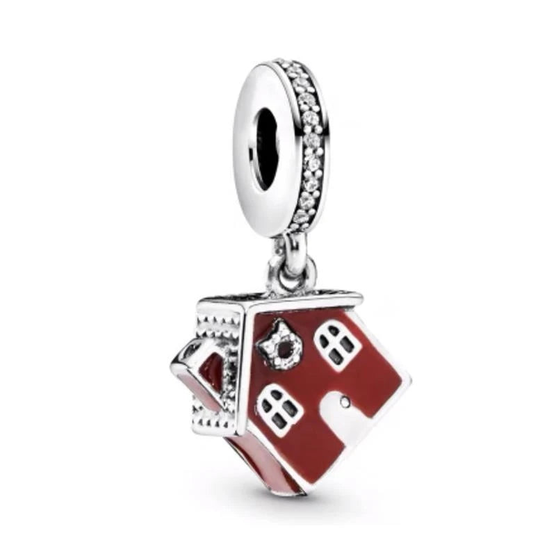 Fine Paris Eiffel Tower Statue of Liberty Dangle Charms Beads Fit Original 925 Sterling Silver Bracelet DIY Fashion Jewelry Gift