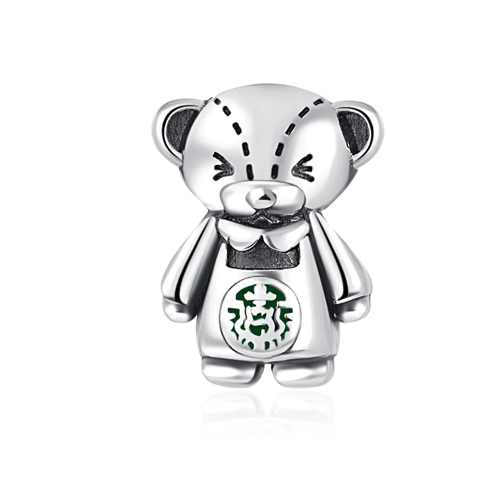 New 925 Silvering Cartoon Cat Spider Rabbit All Saints' Day Charm Bead fit Original Pandora Bracelet Trinket DIY Women Jewelry