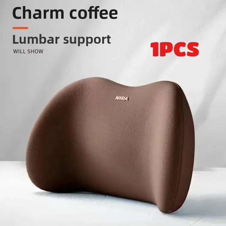 Car Headrest/Lumbar Support Car Neck Pillow Waist Cushion Driver Seat Backrest Car Cushion Driving Lumbar Support Waist Support