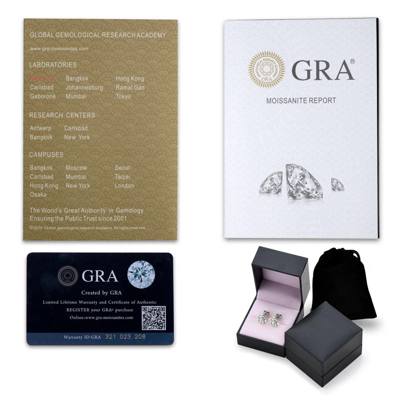 OXTAO Rose Moissanite Jewelry Set 925 Sterling Silver Retro Classic Rose Gold Pendant Necklace Boutique Jewelry Gift with Certif