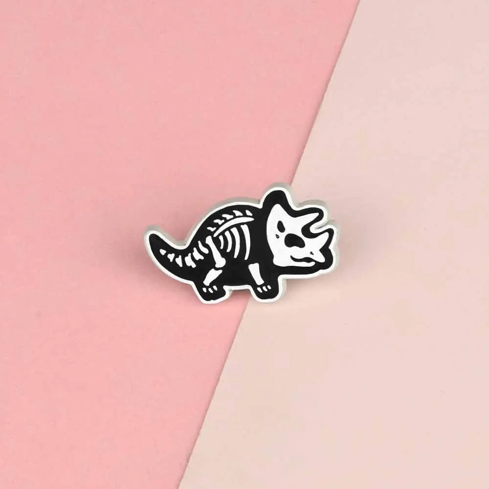 10 Style Cute Dinosaurs Enamel Pins Creative Animal Brooches Kids Backpack Decoration Jewelry Women Coat Lapel Pin Badges Gift