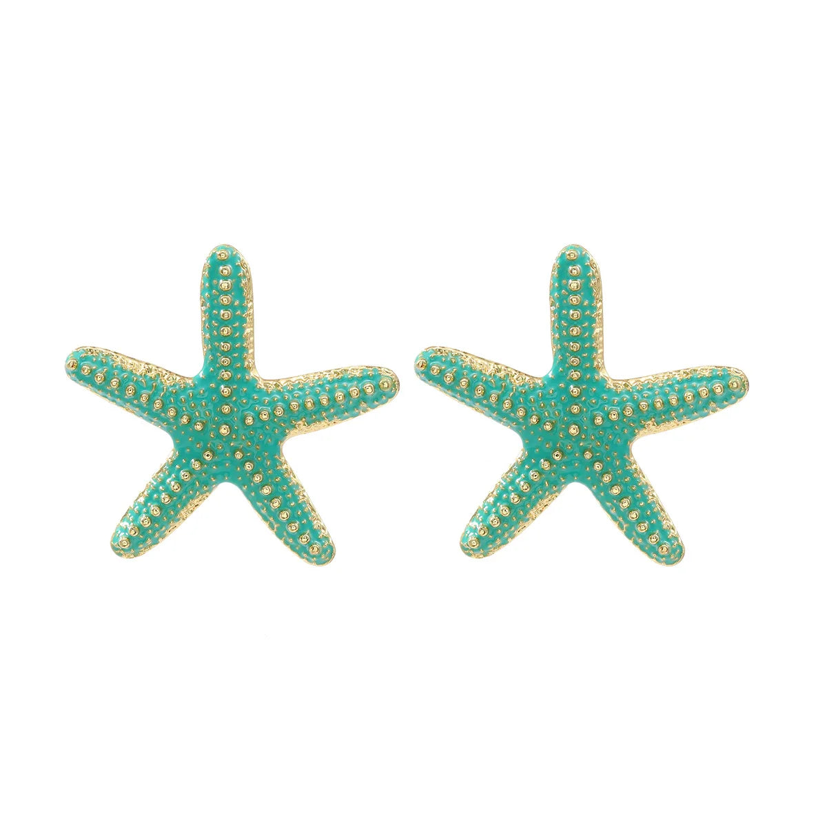 2025 Summer New Starfish Alloy Earrings