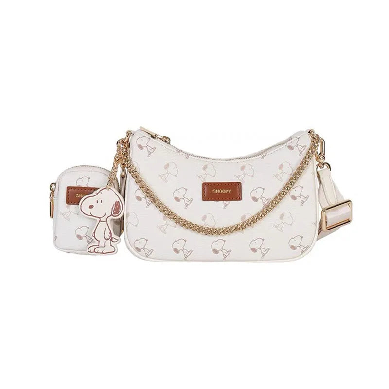 Women's High end 3-in-1 Shoulder Bag with Adjustable Wide Shoulder Strap Underarm Bag New Crossbody Bag