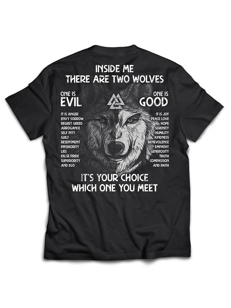 Vikings Ship T-shirt Summer Outdoor Casual Men's T-shirt Running Sports Men's T-shirt Daily Street Men's Short-sleeved Top