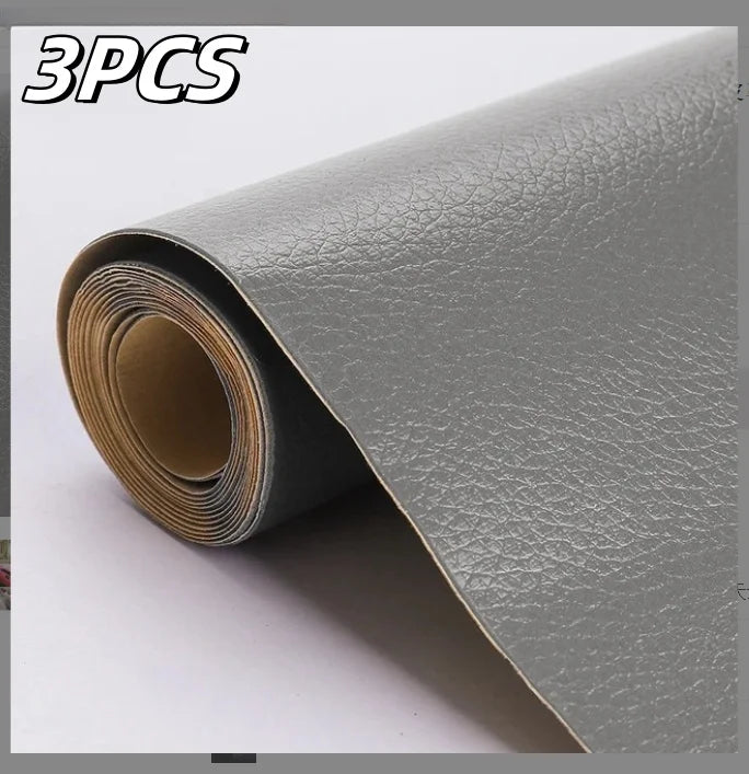 25x60CM Self Adhesive PU Leather Repair Patch Leather Patches for Furniture Car Seat Repair Leather Repair Tape Black