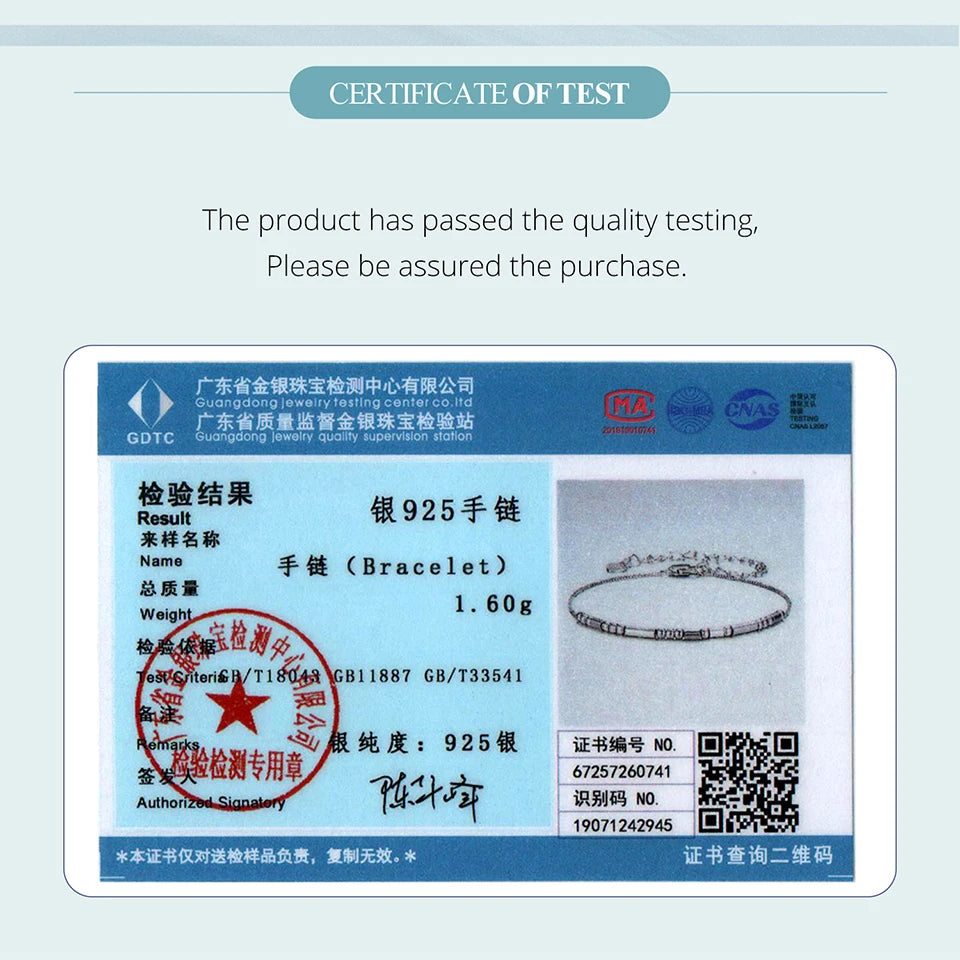 BAMOER 925 Sterling Silver ‘I Love You’ Morse Code Bracelet Vintage Beads Wrist Chain for Women Girls Lightweight Love Gift