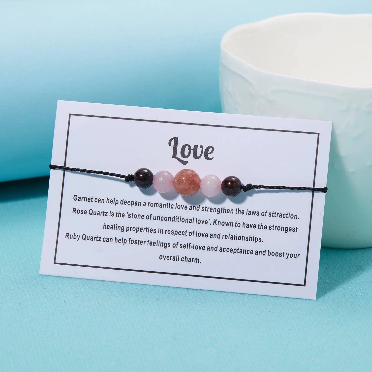 Natural Stone Tiger Eye Beaded Bracelet For Women Men Handmade Crystal Beads Adjustable Bracelets Anxiety Relief Charm Jewelry