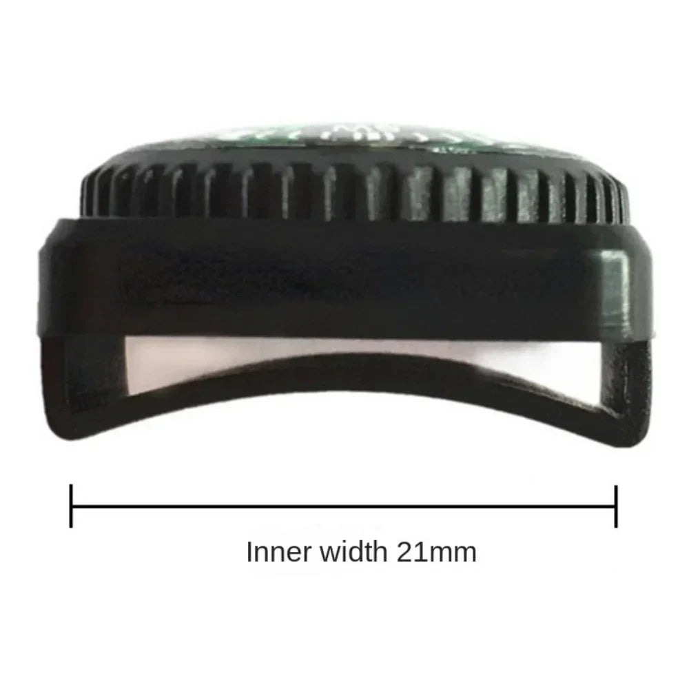 20mm Mini Strap Button Compass for Rubber Sleeve Strap Webbing Survival Pocket Compass Outdoor Travel Hiking Camping Accessories