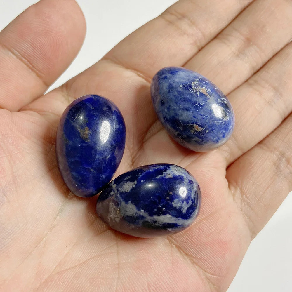 20x30mm Natural Egg Shape Stone Ornament Opal Quartzs Power Minerals Polished Reiki Fish Tank Home Decoration Jewelry Gifts