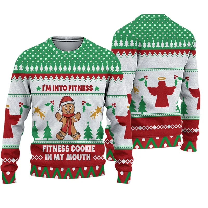Fashion Spoof Ugly Christmas Sweater For Man Clothes Hip Hop Women Kids Men Sweatshirts Casual Pullovers Tracksuit Man Sweater