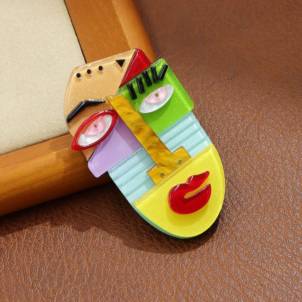 CINDY XIANG New Acrylic Fashion Lady Brooch Beautiful Women Jewelry High Quality