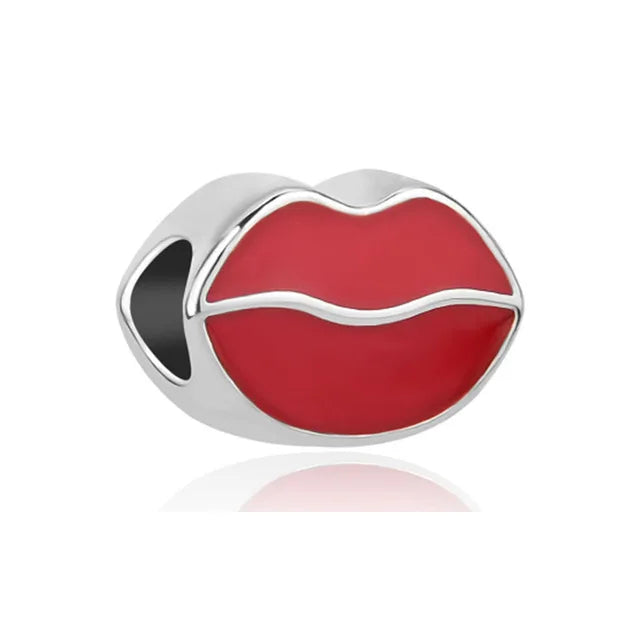 New Original 925 Silver Plated Accessories Fashion Charm Perfume High Heels Bead Fit Pendant Bracelet For Women DIY Jewelry Gift