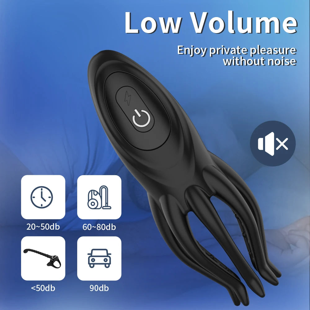 Glans Trainer for Men Powerful Vibrating Penis Electric Shock G Spot Masturbator Fingertip Prolong Endurance Massage Vibrator - Madeinsea©