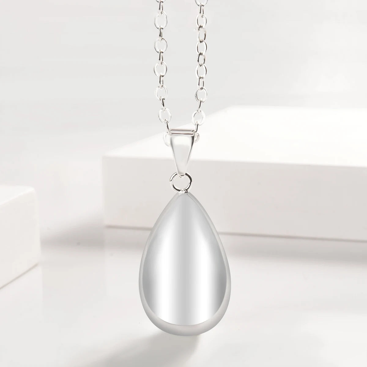 Lot de 5 boules d'harmonie Eudora en forme de goutte d'eau, pendentif de grossesse en métal cuivré, appelant les anges